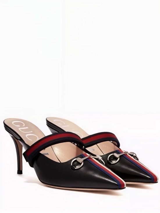 Gucci Shoes - Gucci Leather Emma Mules